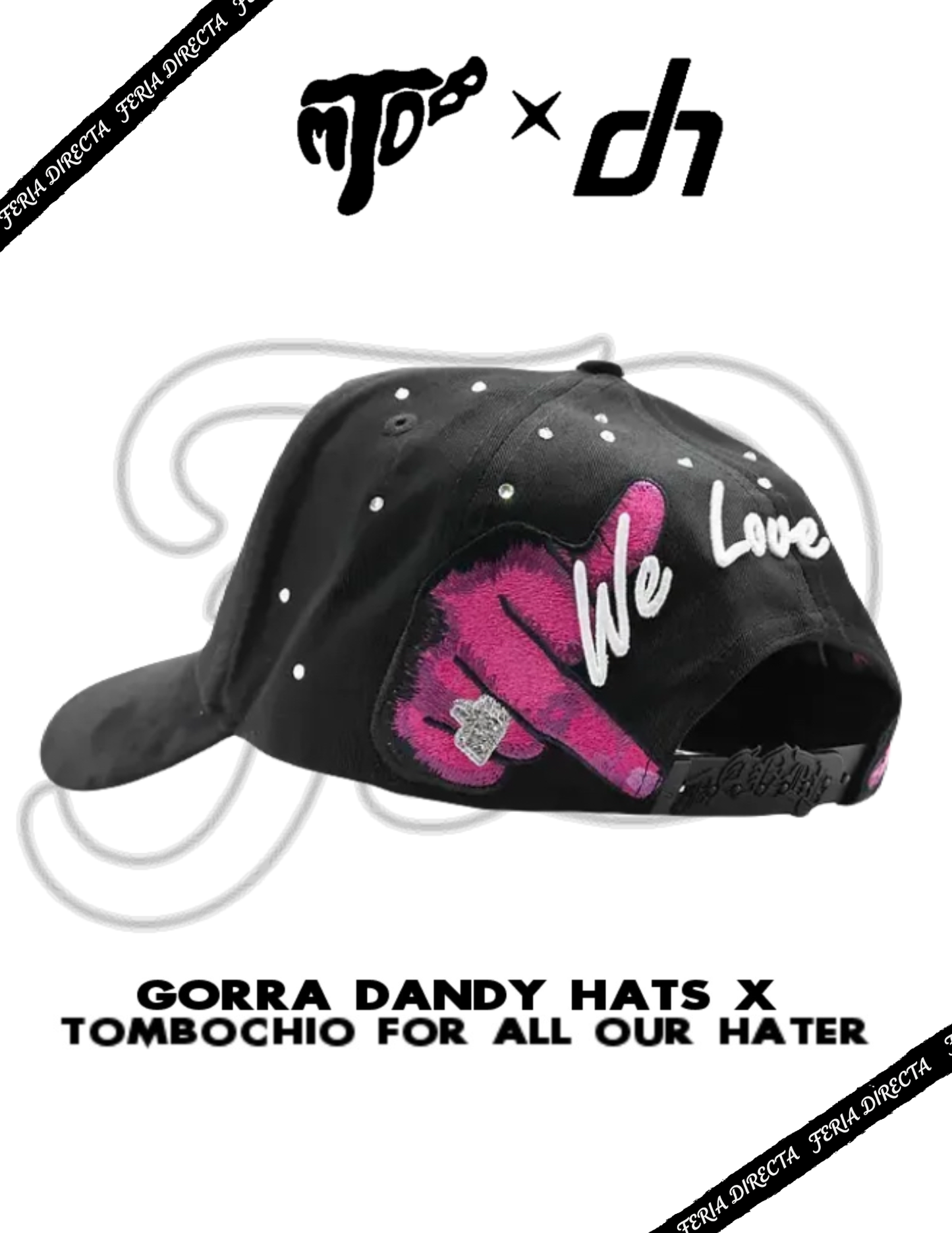 Gorra Dandy Hats x Tombochio “FOR ALL OUR HATERS”