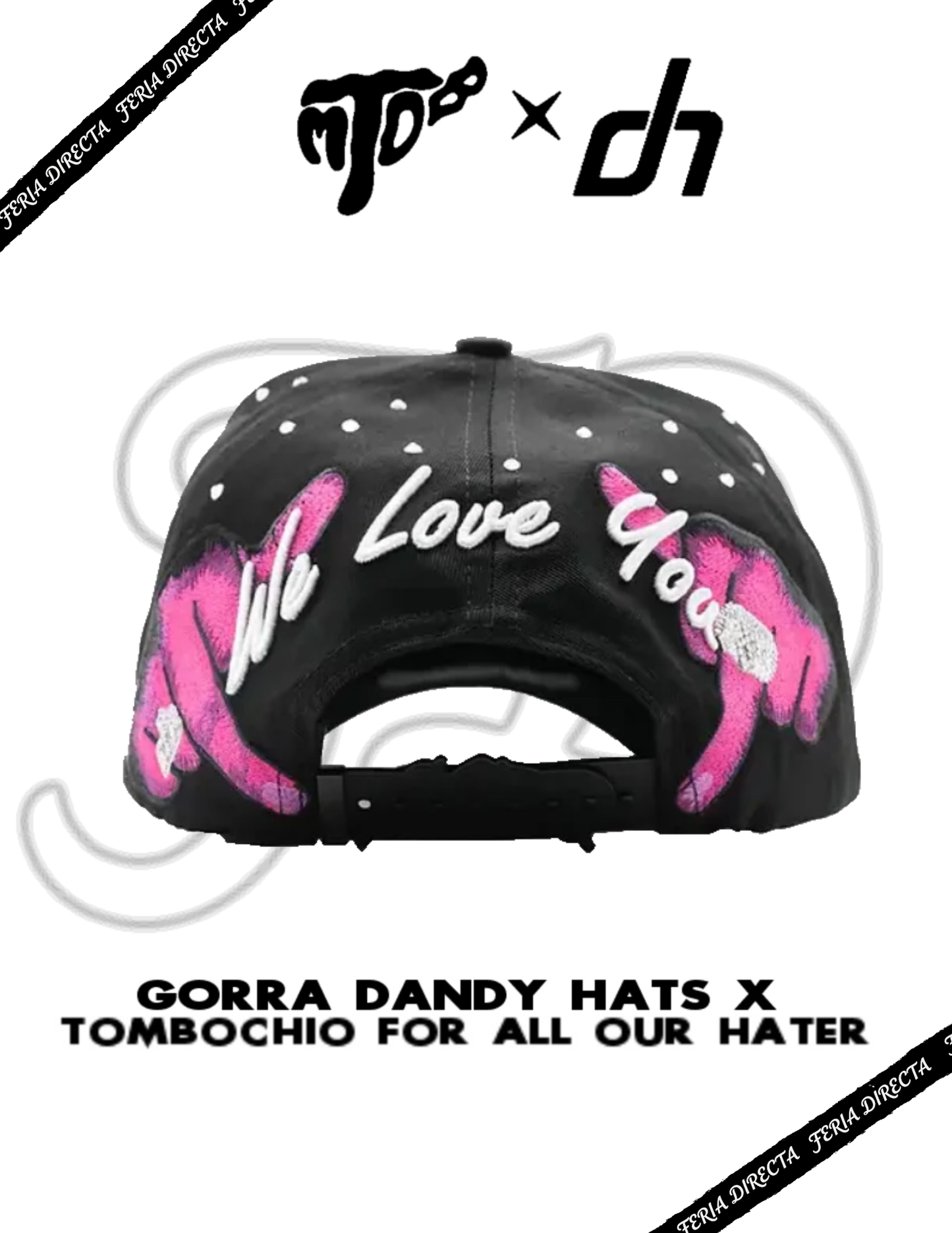 Gorra Dandy Hats x Tombochio “FOR ALL OUR HATERS”