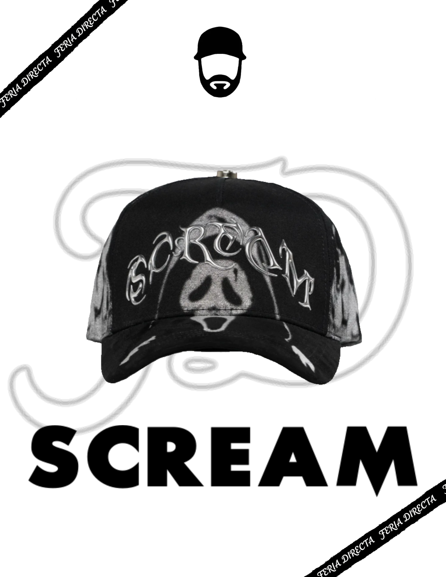 Gorra Barbas Hats “SCREAM”