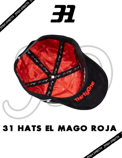 Gorra 31 Hats x El Mago Roja