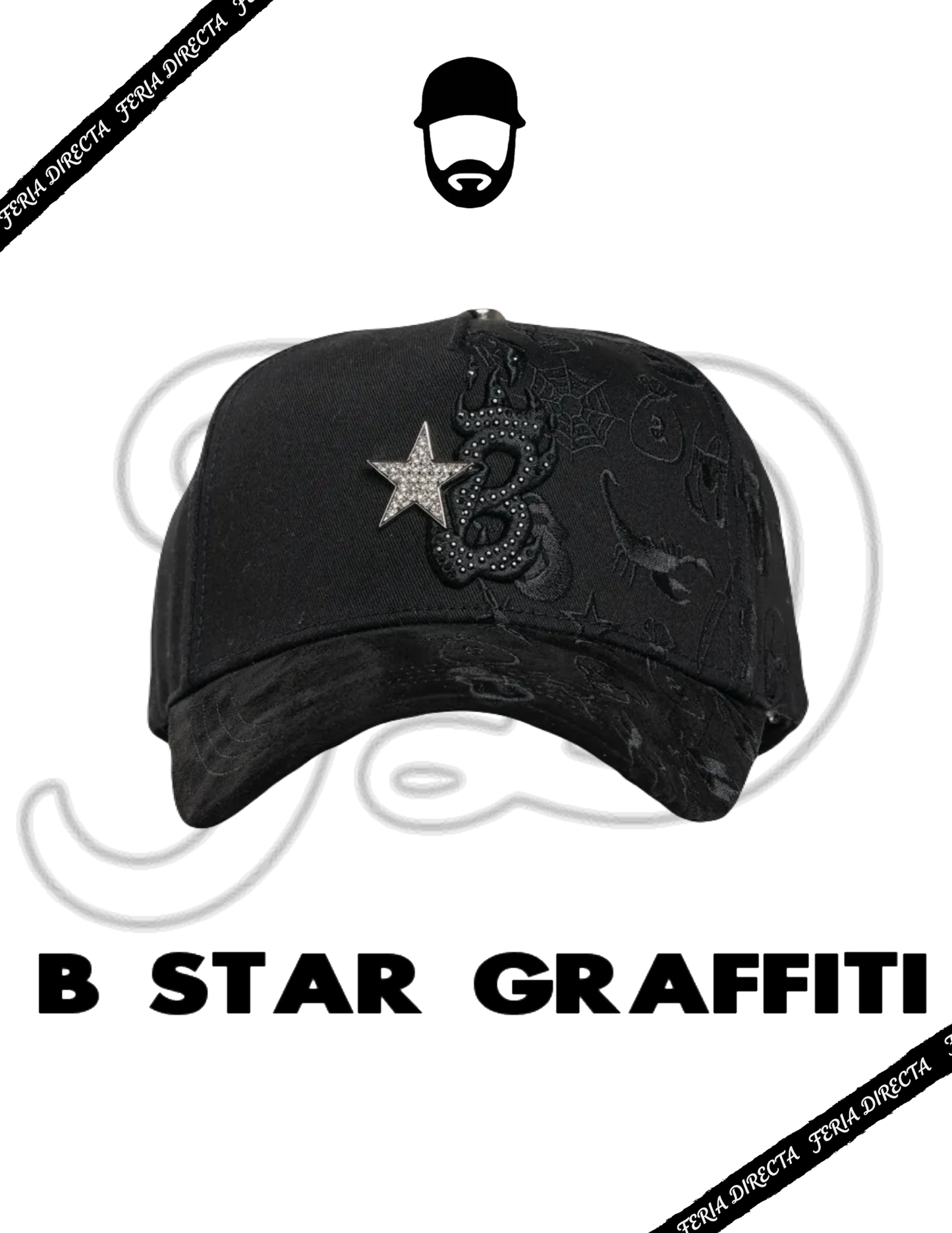 Gorra Barbas Hats B Star Graffiti